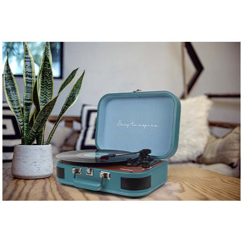 Prixton VC600 gramofon  Rafowy niebieski 1PA16651 (5)