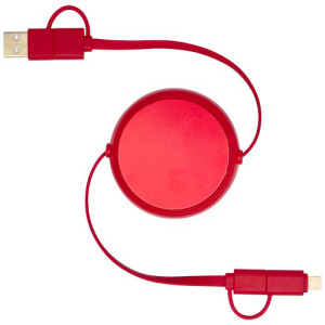 Alasia zwijany kabel do synchronizacji danych i szybkiego ładowania 5 w 1 45 W o długości 100 cm z tworzyw sztucznych i aluminium pochodzących z recyklingu