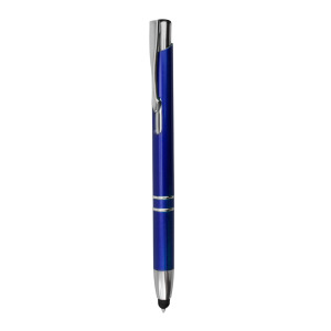 Plastikowy długopis z touchpenem / Strix Royal blue