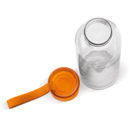 Butelka tritanowa 600ml Transparentny / pomarańczowy LT98766-N0426 (3)