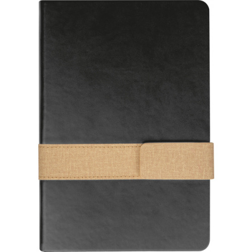 Notatnik A5 w linie DOUGLAS Czarny 2422703 (3)