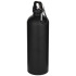 Oregon butelka na wodę o pojemności 750 ml z karabińczykiem i jednowarstwową ścianką ze stali nierdzewnej, posiadająca certyfikat RCS Czarny 10087290  thumbnail