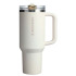Stanley Quencher® ProTour 1180 ml termoizolowany kubek ze słomką, wykonany z recyklingowanej stali nierdzewnej Kremowy 10097910  thumbnail