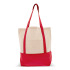 Bawełniana Torba na zakupy OEKO-TEX® 140g/m² 40x10x35cm Czerwony LT95248-N0021 (3) thumbnail