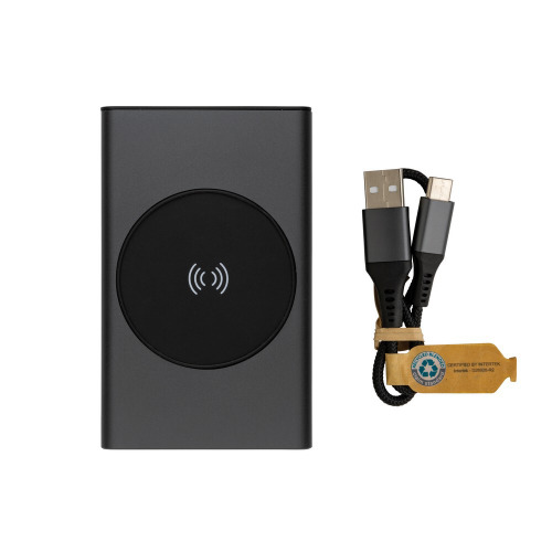 Bezprzewodowy power bank 5000 mAh Terra Szary P322.642 (5)