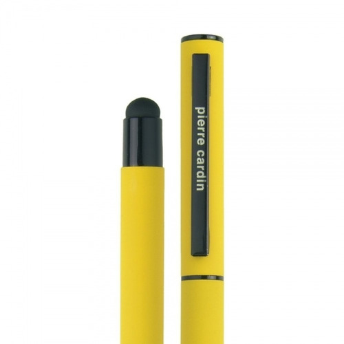 Zestaw piśmienny długopis i pióro kulkowe touch pen soft touch CELEBRATION Pierre Cardin żółty B0401000IP308 (2)