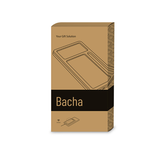 Bambusowa ładowarka indukcyjna z uchwytem na telefon / Bacha Light Brown IP11058138 (2)