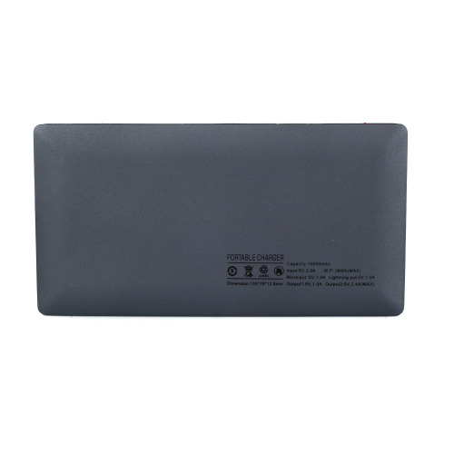 Power Bank Slim z wbudowanym kablem Szary EG 026707 10000 (2)