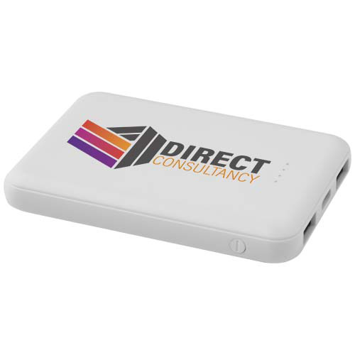 Asama powerbank o pojemności 5000 mAh Type-C z tworzyw sztucznych pochodzących z recyklingu Biały 12438301 (1)