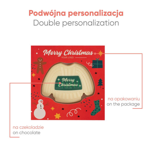 Czekoladowy Kształt Choco4Mat Sweterek Print Wielokolorowy S0314P/SWETEREK/XM (2)