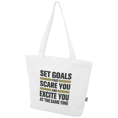 Panama torba na zakupy o pojemności 20 l wykonana z materiałów z recyklingu z certyfikatem GRS Biały 13005201 (1)