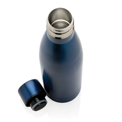 Butelka termiczna 500 ml, stal nierdzewna z recyklingu Niebieski P433.275 (3)