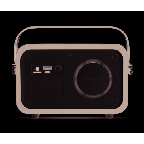 Głośnik Bluetooth RETRO Czarny MO9274-03 (1)