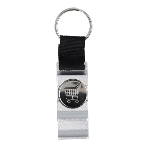 Brelok z otwieraczem do butelek 3 w 1 Srebrny LT93103-N0005 