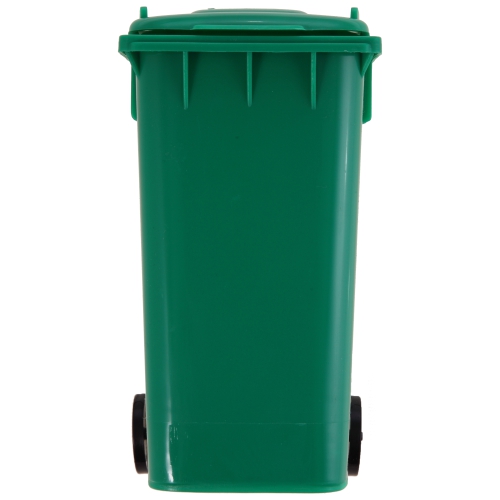 Pojemnik na długopisy "kontener na śmieci" zielony V2565-06 (1)