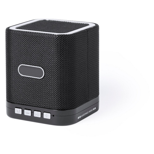 Głośnik bezprzewodowy 3W, radio, funkcja odbierania połączeń, czytnik kart micro SD Czarny V3872-03 