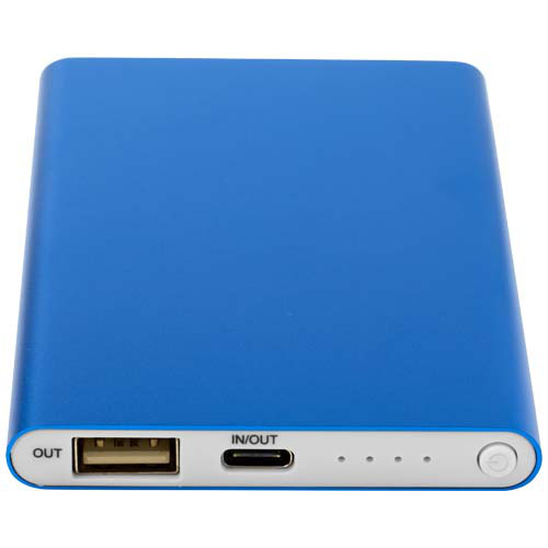 Pep powerbank o pojemności 4000 mAh Type-C z aluminium pochodzącego z recyklingu Błękit królewski 12438053 (5)
