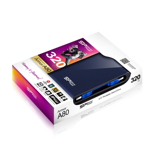 Przenośny dysk USB 3,0 Silicon Power Armor A80 Granatowy EG 820744 500GB (1)
