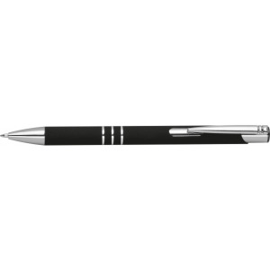 Długopis z aluminium z recyklingu półżelowy soft touch DUNMORE