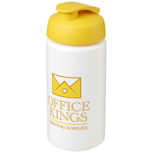 Bidon Baseline® Plus o pojemności 500 ml z wieczkiem zaciskowym i uchwytem Biały 21007210 (1)