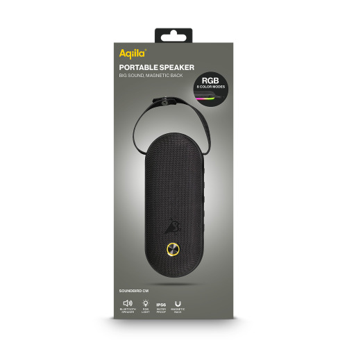 Głośnik Bluetooth Aqiila Soundbird CM 30 W z podświetleniem RGB Czarny LT45211-N0002 (2)