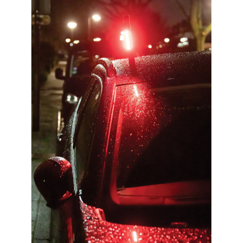 Teleskopowa latarka COB Czarny P513.891 (9)