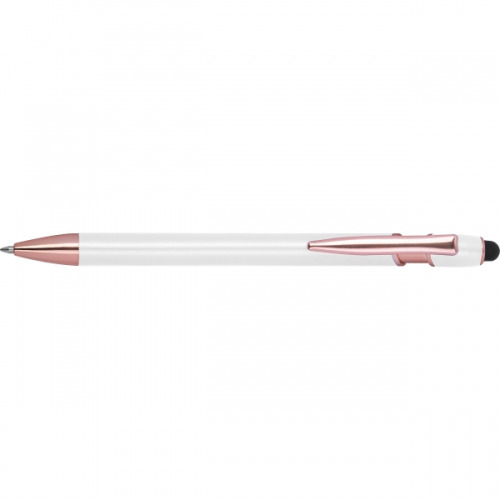 Długopis żelowy z recyklingu BELO HORIZONTE Biały 528106 