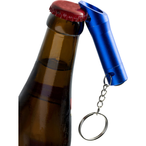 Brelok, otwieracz do butelek, lampka błękitny V4194-23 (2)