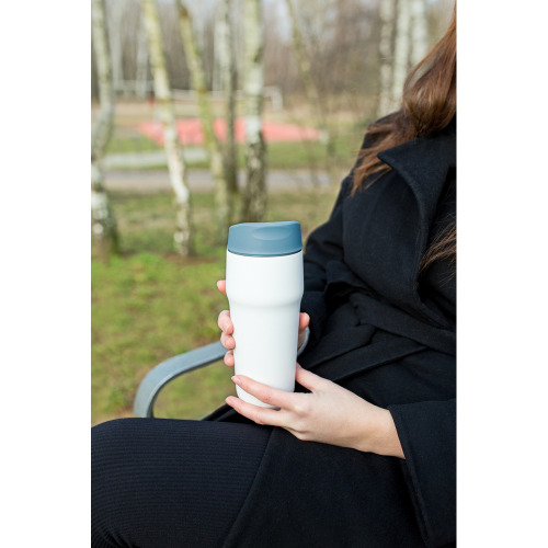 Kubek termiczny 400 ml Air Gifts | Niram Błękitny VA095-23 