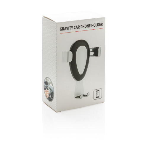 Samochodowy uchwyt do telefonu Gravity Szary, czarny P302.852 (5)