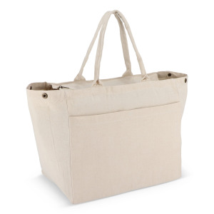 Torba bawełniana z zamkiem błyskawicznym OEKO-TEX® 39 x 24 x 34 cm 320 g/m²
