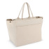 Torba bawełniana z zamkiem błyskawicznym OEKO-TEX® 39 x 24 x 34 cm 320 g/m² Ecru LT95387-N0054  thumbnail