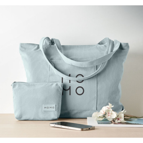 Sztruksowa duża torba Baby Blue MO2875-66 (3)