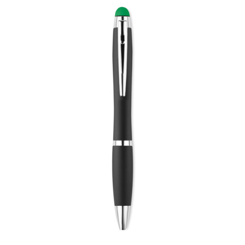 Długopis z podświetlanym logo zielony MO9340-09 (4)