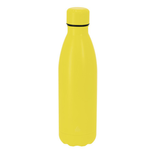 Butelka sportowa 790 ml ze stali nierdzewnej z recyklingu żółty VA307-08 