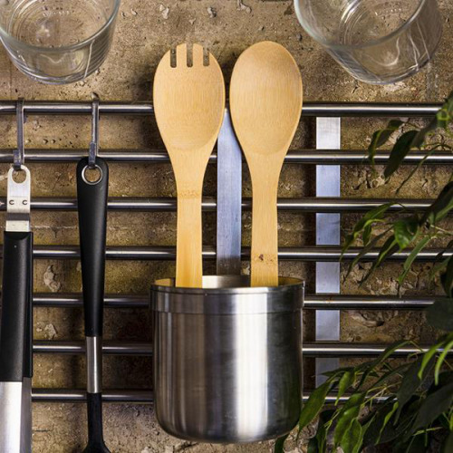 Zestaw bambusowych łyżek kuchennych / Bamcook Light Brown IP26029038 (4)