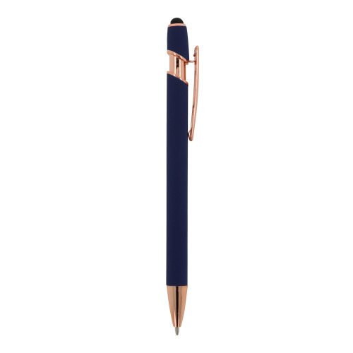 Ballpen Paris Deluxe Metal Rubberised Ciemnoniebieski LT87783-N0010 (4)