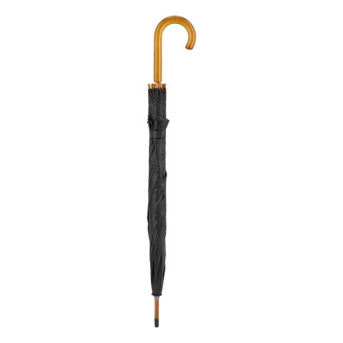 Aran 190T poliester 23" parasol z uchwytem otwierany automatycznie Czarny LT97118-N0002 (2)