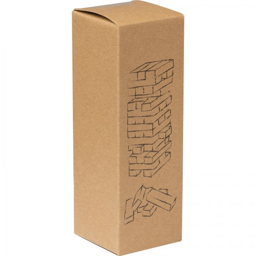 Gra typu jenga LEOPOLDO Brązowy 5074201 (2)