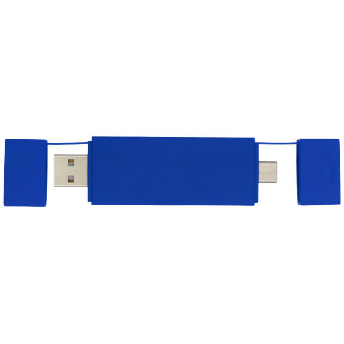 Mulan podwójny koncentrator USB 2.0 Błękit królewski 12425153 (3)