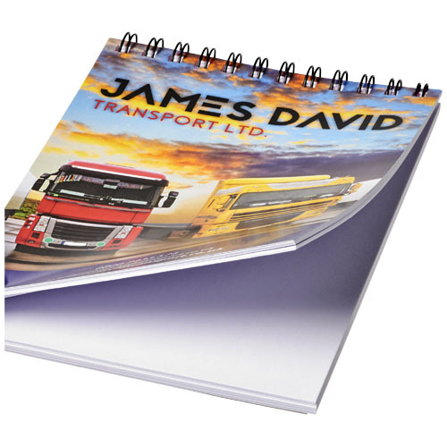 Notatnik Desk-Mate® w formacie A6 z przedziałką Biały 21252012 (3)