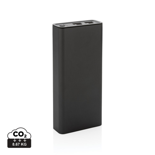 Power bank 20000 mAh Terra, aluminium z recyklingu Szary P322.632 (11)