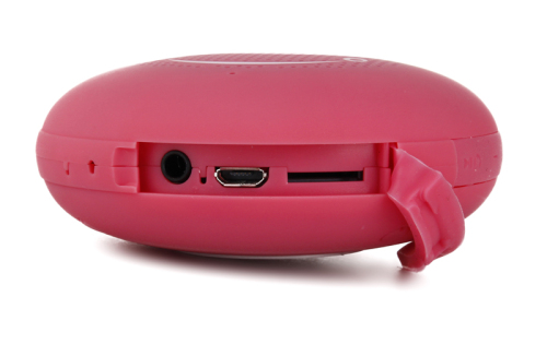 Silikonowy mini głośnik Bluetooth Różowy EG 026211 (2)