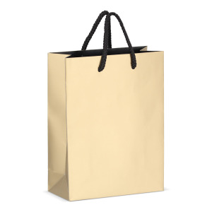 Papierowa torba prezentowa 18 x 8 x 24 cm 200 g/m² Złoty