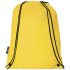 Plecak Oriole ze sznurkiem ściągającym z recyklowanego plastiku PET Żółty 12046111 (3) thumbnail