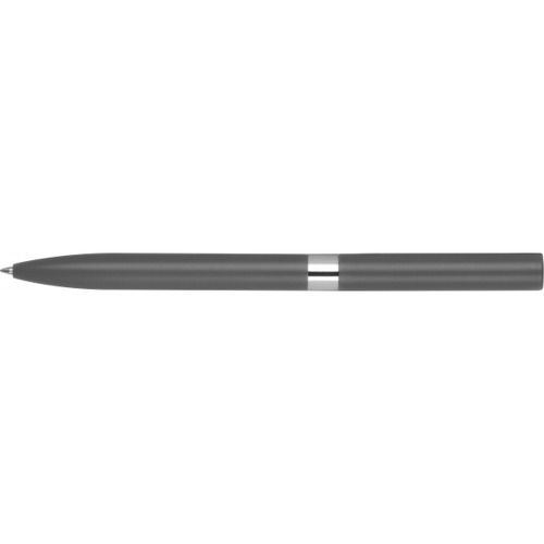 Długopis aluminiowy żelowy HUELVA Ciemnoszary 374277 (3)