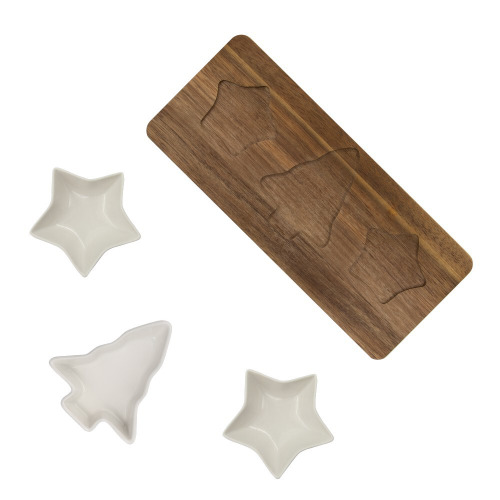 Zestaw świąteczny do serwowania dipów | Nuut Biały VA078-02 (1)