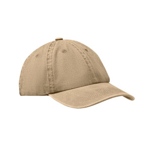 6 panelowa czapka z daszkiem 265 g Khaki