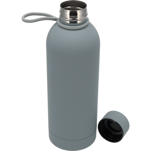 Butelka stalowa soft touch OSTRAVA 750 ml Szary 496807 (5)