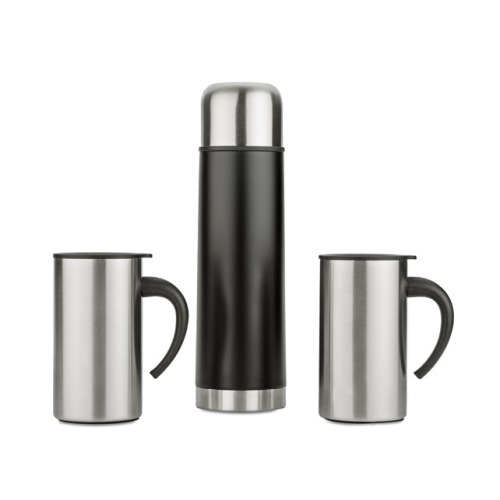 Zestaw upominkowy ACON (Termos 500 ml, 2 kubki 260 ml) Srebrny 17499 (2)
